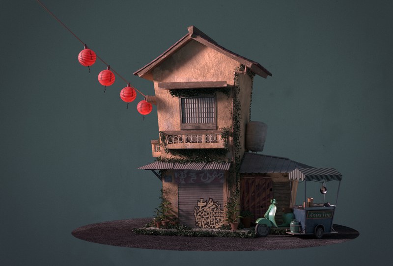 Asian Street House